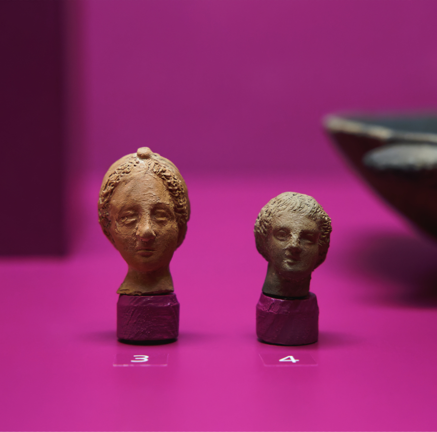 Figurinenköpfchen, römisch, Kulturhistorisches Museum